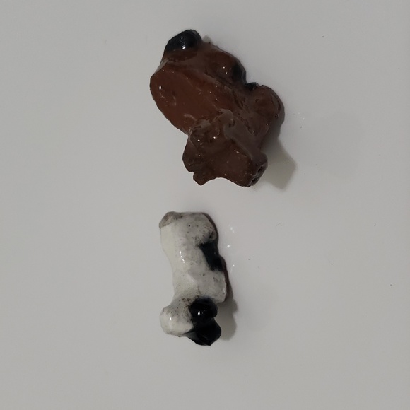 New Small Hand-Built Ceramic Glazed Nativity Set with Animals - Picture 3 of 4